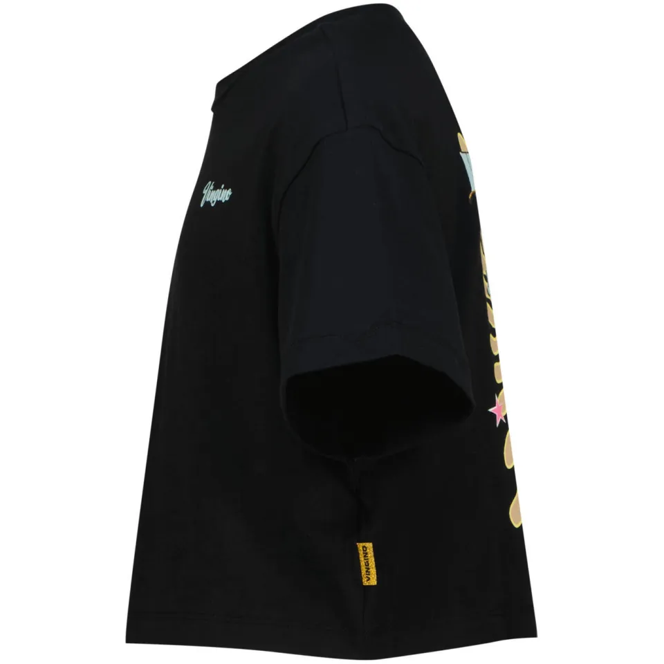 Vingino cropped T-shirt zwart, foto 3