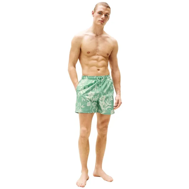 Tommy Hilfiger Medium Drawstring zwemshort groen Groen dessin
