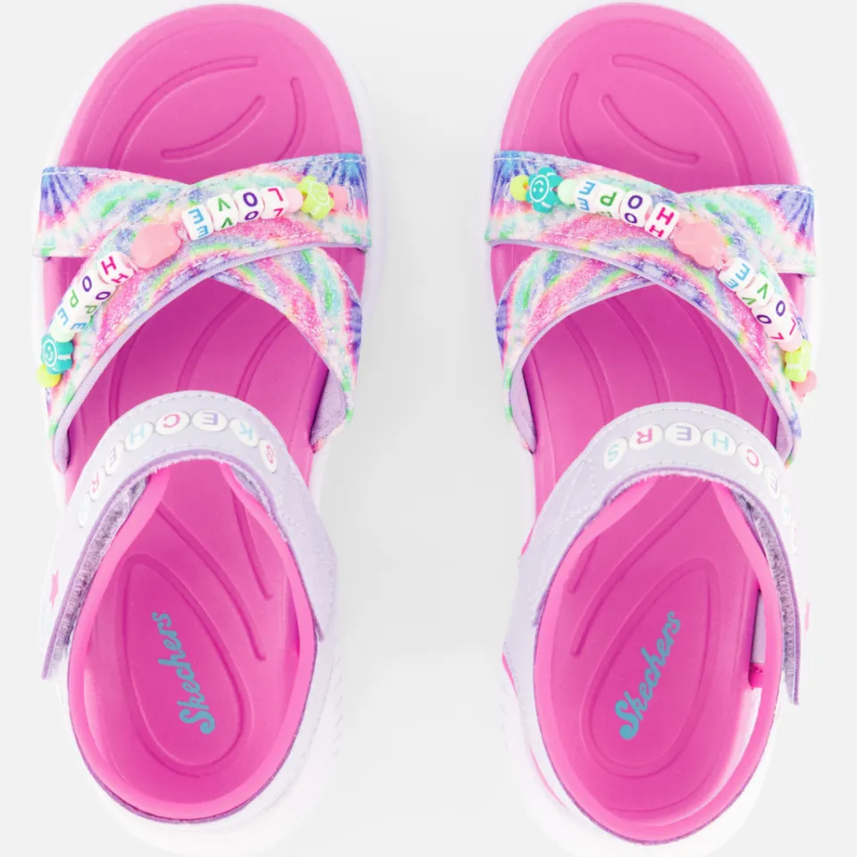 Skechers Jumpsters Tie Dye sandaal paars, foto 3