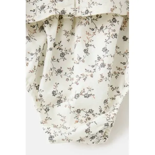 Mango Kids gebloemde blouse - lichtbeige, foto 4