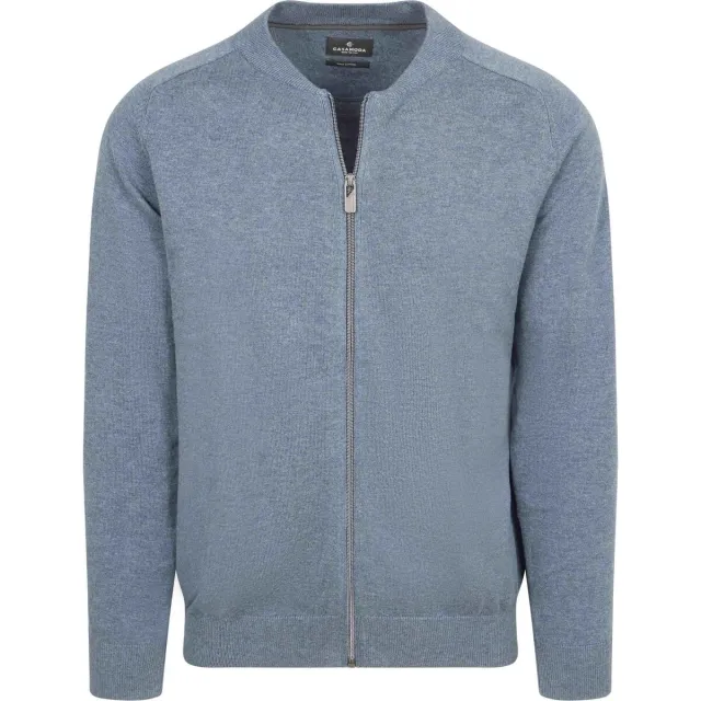 Casa Moda Vest Casamoda Vest Zip Indigo blauw