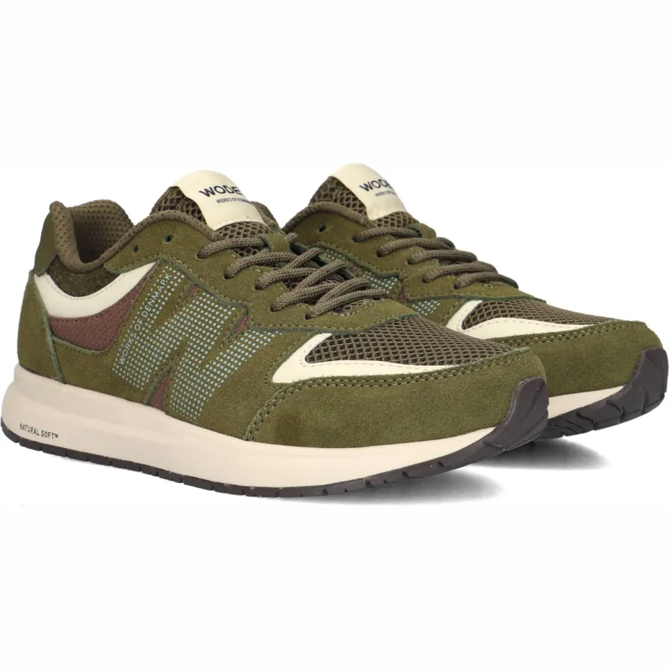 Woden Sneakers Rigmor Open Mesh Groen, foto 2