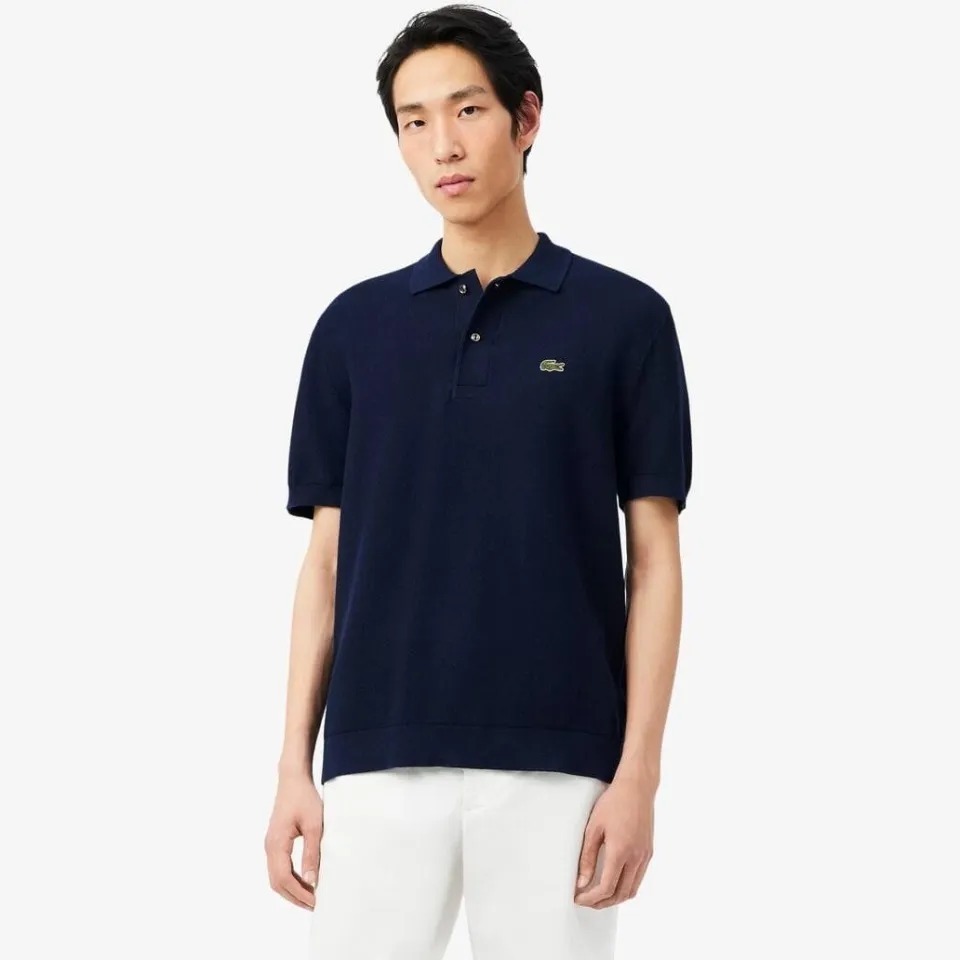Lacoste 1HA1 Polo heren marine