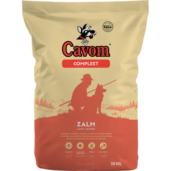 Cavom Compleet hondenvoer droog zalm 20 kg