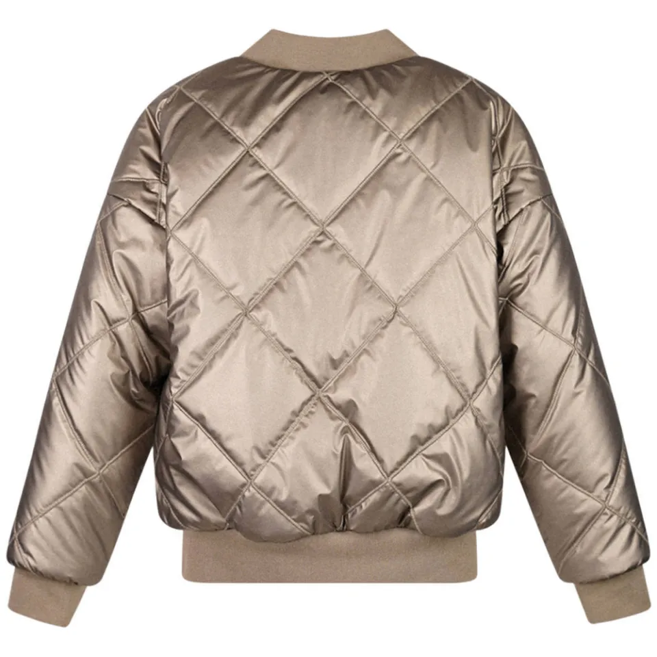 NoBell’ teddy reversible bomberjack bruin, foto 3