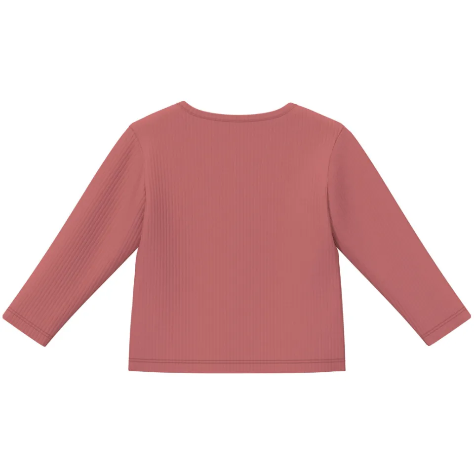 s.Oliver longsleeve met knoopjes roze, foto 2