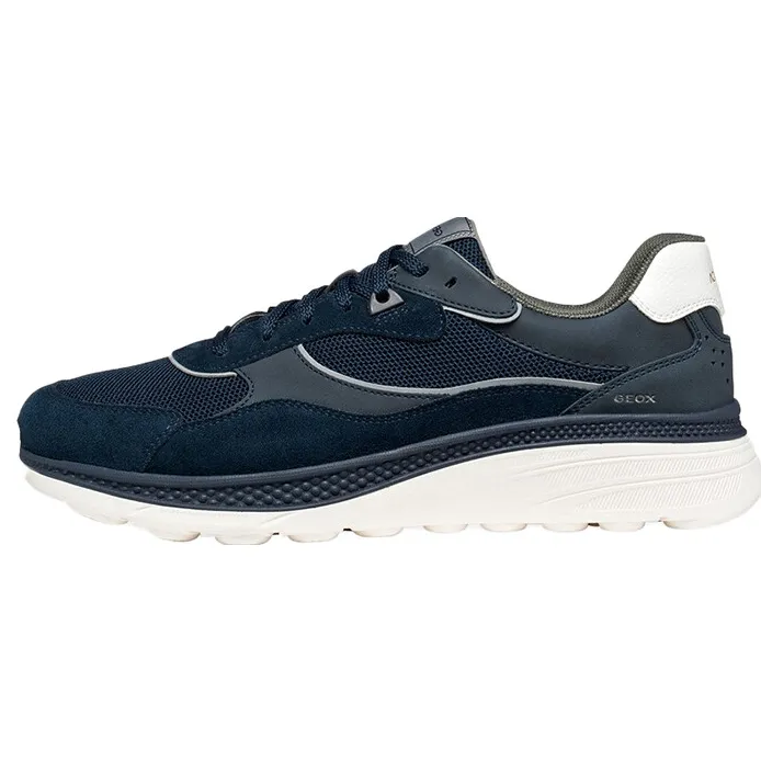 Geox Spherica Actif X1 lage sneaker blauw, foto 2