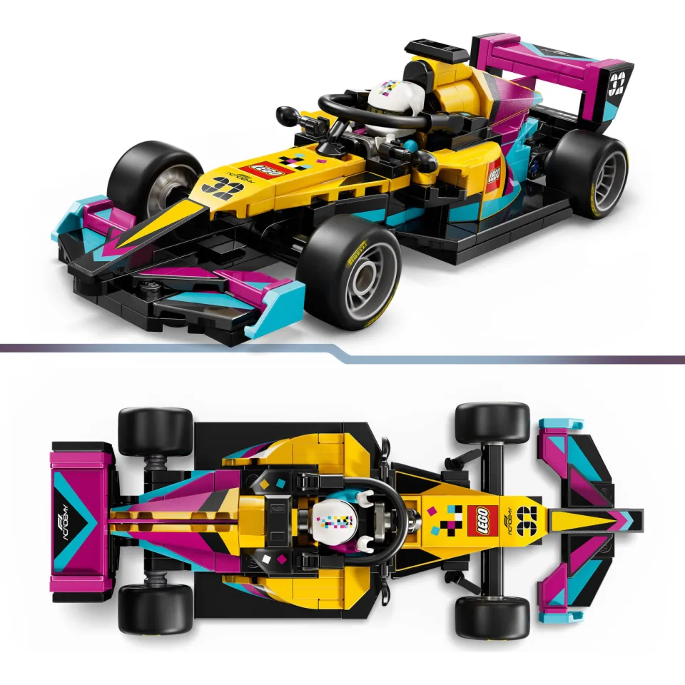 Speed Champions F1 ACADEMY LEGO racewagen Speelgoed 77258, foto 6