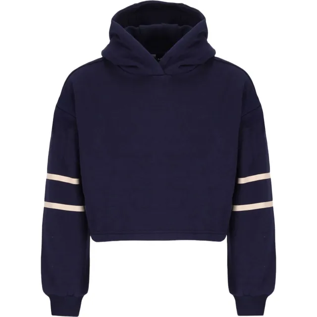 NoBell’ hoodie met print - donkerblauw