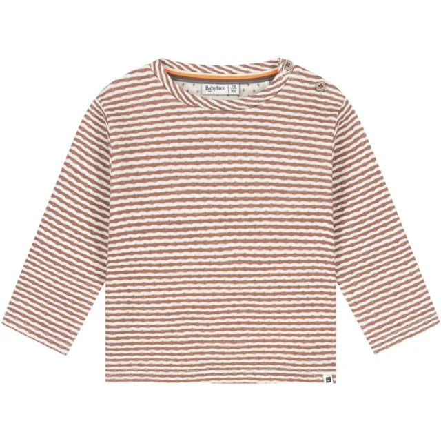 Babyface gestreepte longsleeve bruin