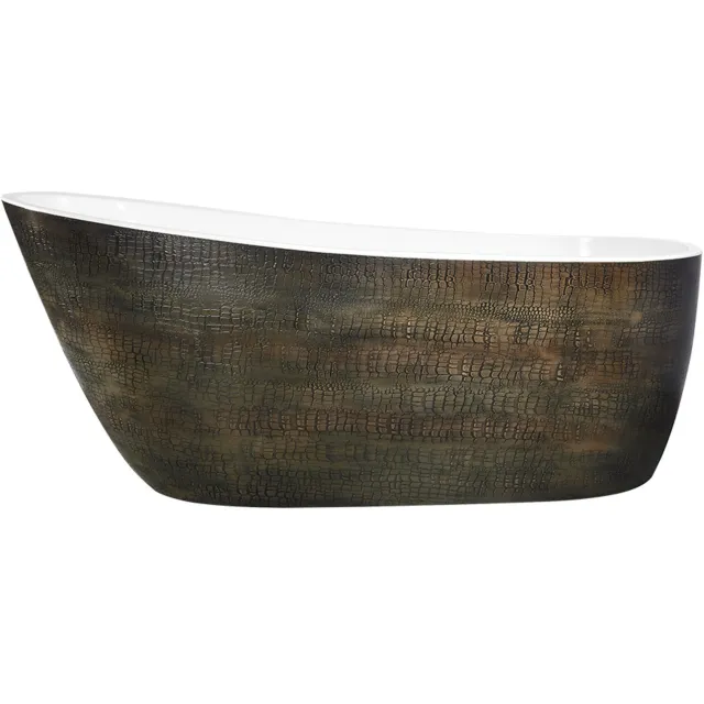 Best Design Croco vrijstaand bad bruin