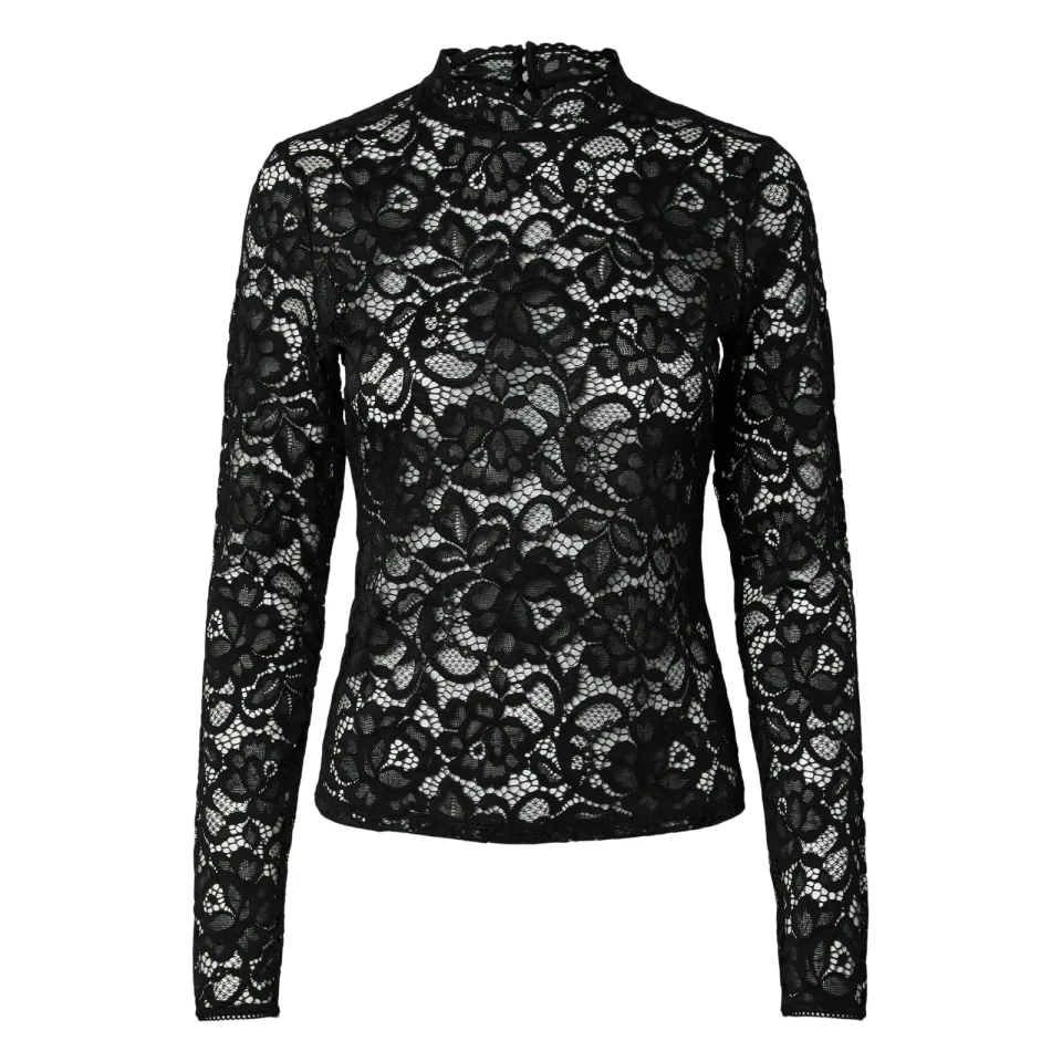 Yas Yaslacey lace top zwart, foto 2