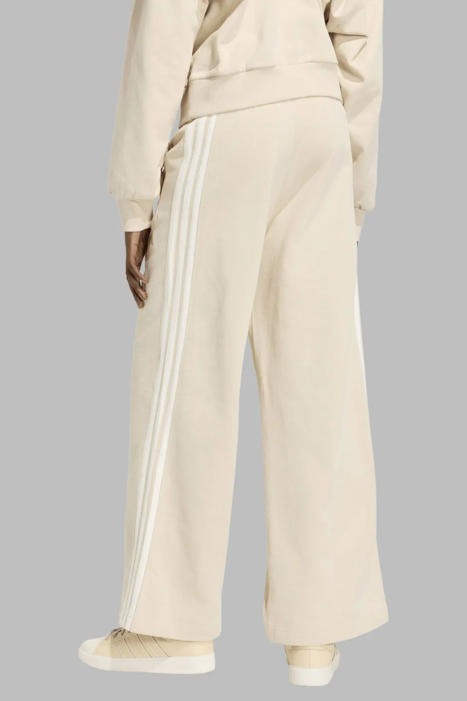 Adidas Kit 3-stripes wide joggers ecru, foto 5