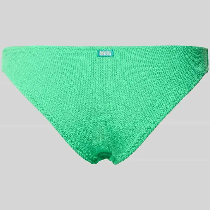 Banana Moon Bikinislip met labeldetail, model 'NAIDA' neon groen, foto 2
