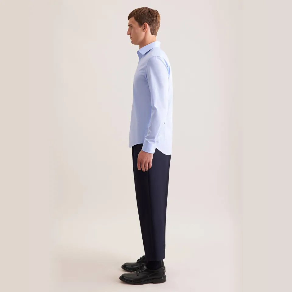 Seidensticker slim fit overhemd - lichtblauw, foto 5