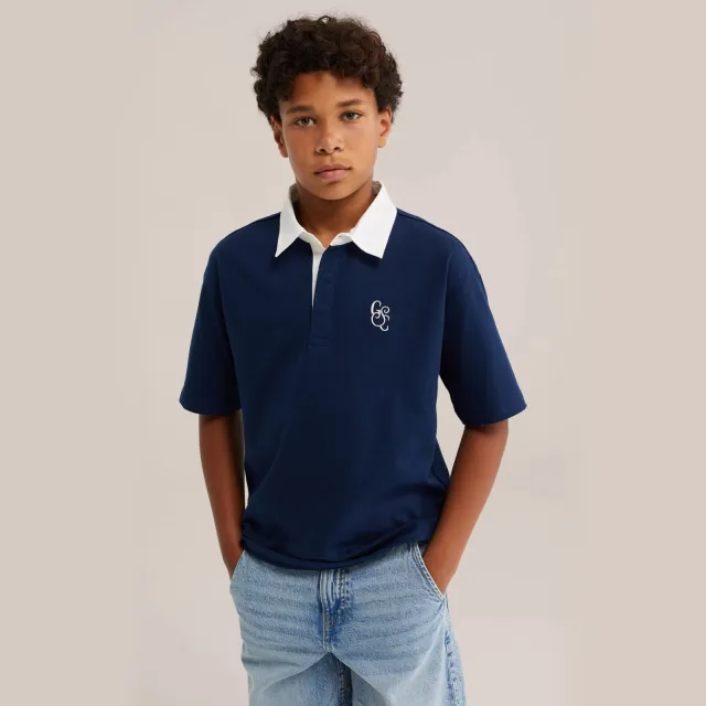 WE Fashion polo - donkerblauw, foto 2