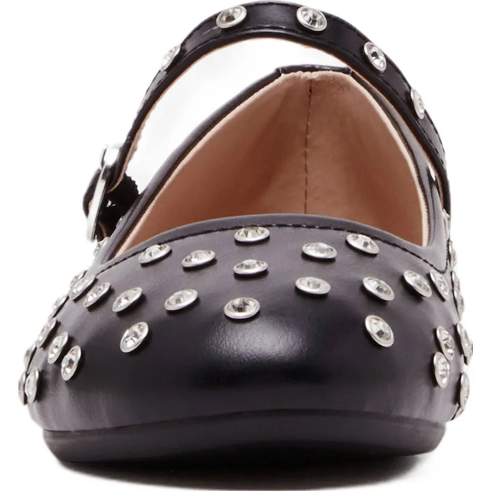 Steve Madden JVinetar ballerina's zwart met studs, foto 3