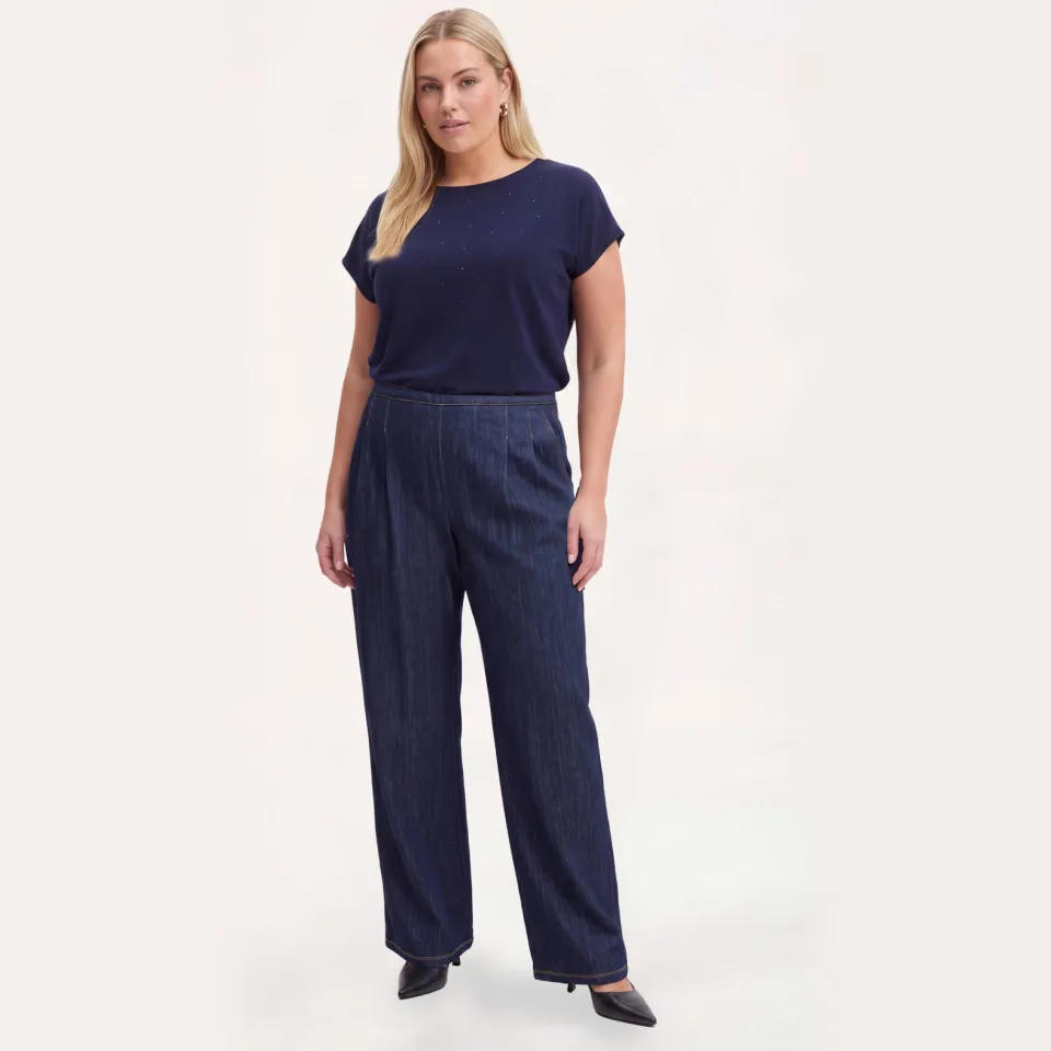 Yoek Marlene denimbroek blauw