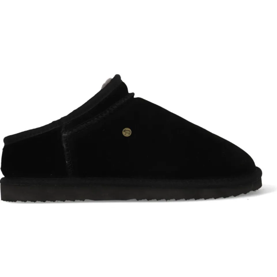 Warmbat Conner pantoffels heren zwart