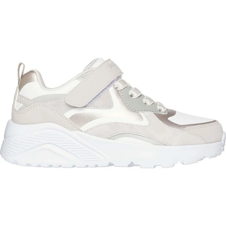 Skechers Uno Lite Metallic Burst sneakers beige, foto 3