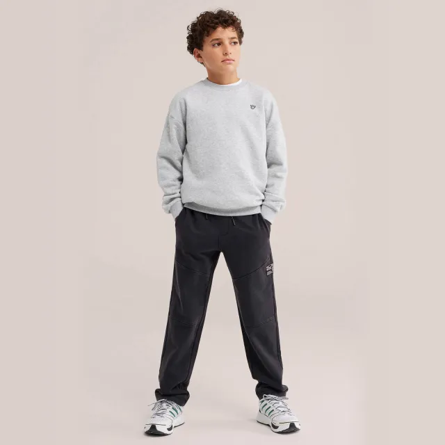 WE Fashion tapered joggingbroek zwart