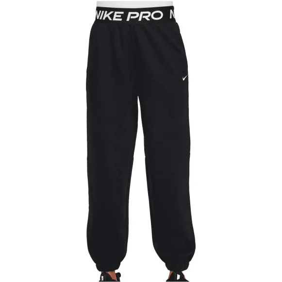 Nike Girl's Pro Dri-Fit Fleece Jogger - Trainingsbroek, zwart