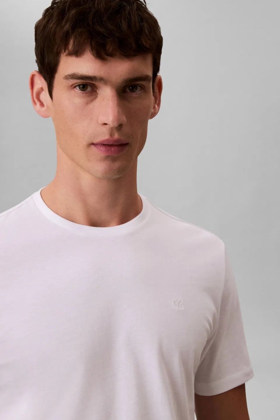 Calvin Klein JEANS regular T-shirt wit, foto 6