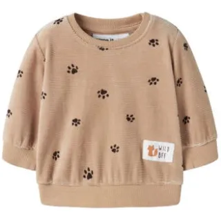 NAME IT BABY sweater met print - zand Beige All over print