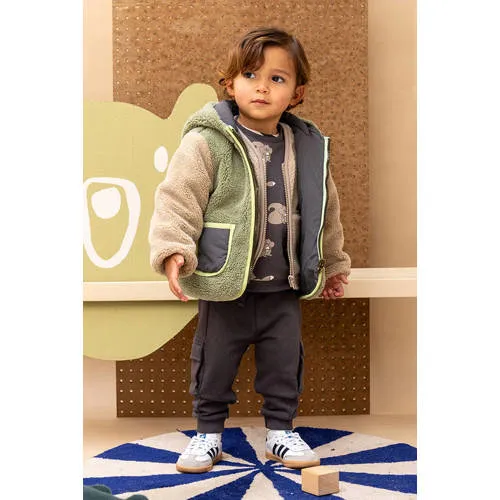 Babyface relaxed fit cargobroek antraciet