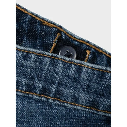 NAME IT KIDS wide leg jeans NKFROSE dark blue denim, foto 4