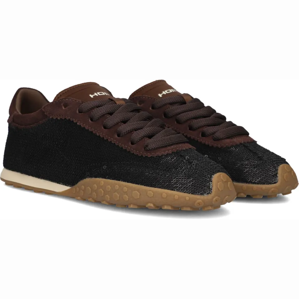 THE HOFF BRAND Dames Sneakers Bridge Sequins - Bruin, foto 2