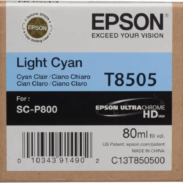 Epson C13T850500 EPS SCP800 INK LCY Cyan Clair