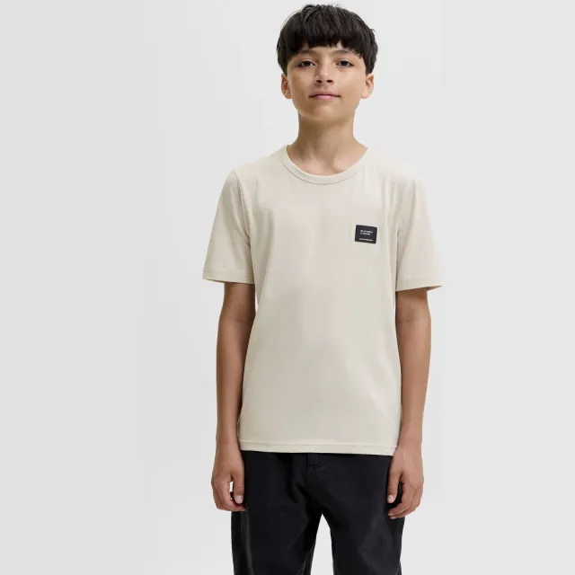 Jack & Jones T-shirt ecru effen