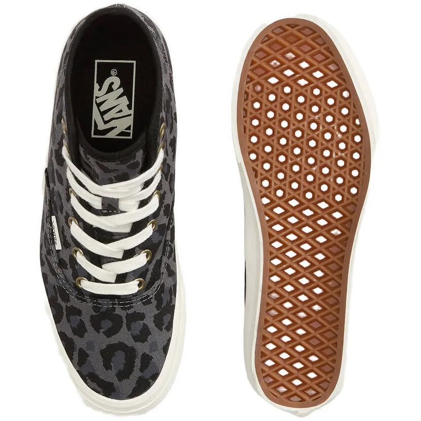 Vans Authentic sneakers met panterprint - zwart/zilvergrijs, foto 5