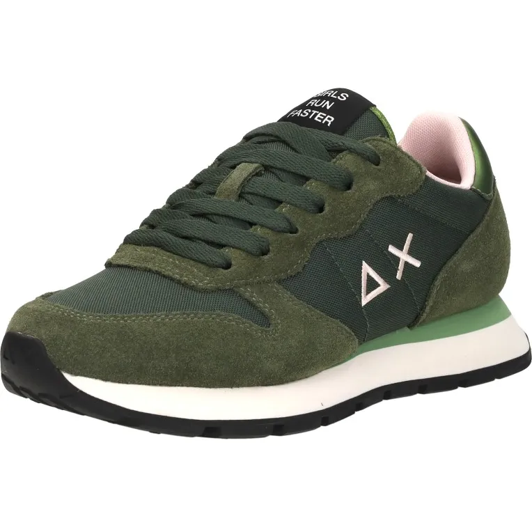 Sun68 Ally Solid lage sneaker groen, foto 4