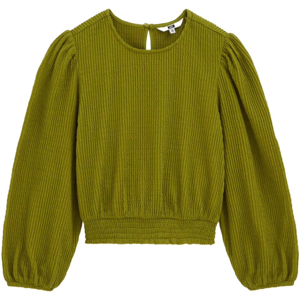 WE Fashion blousetop olijfgroen, foto 2