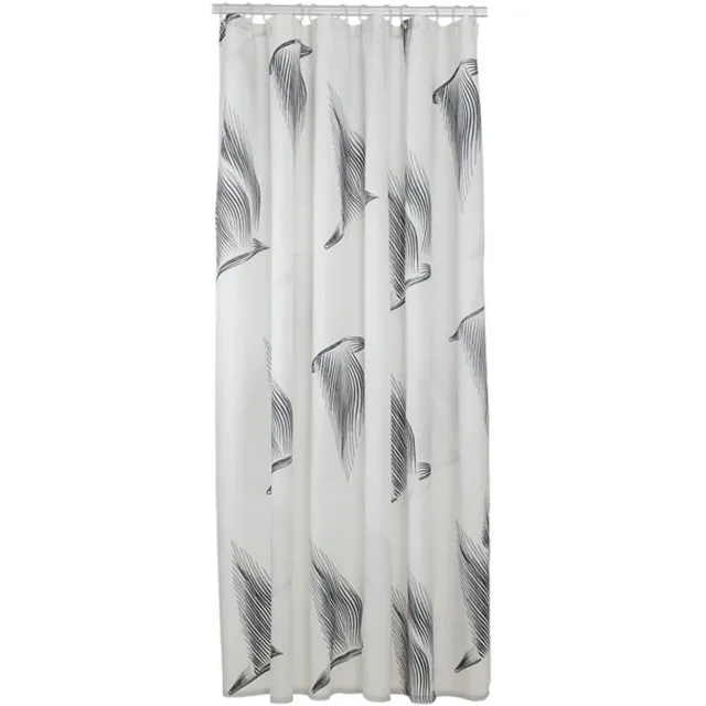 Sealskin Birds douchegordijn zwart