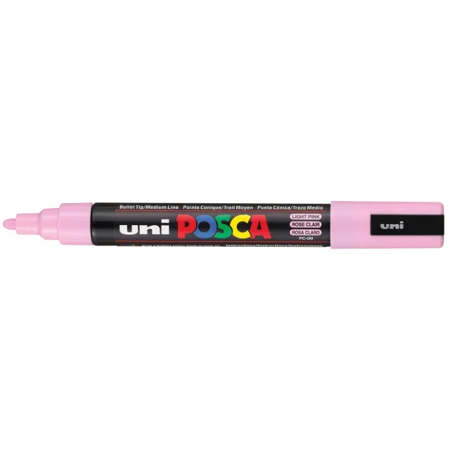 Posca marker met conische punt schrijfdikte medium lichtroze