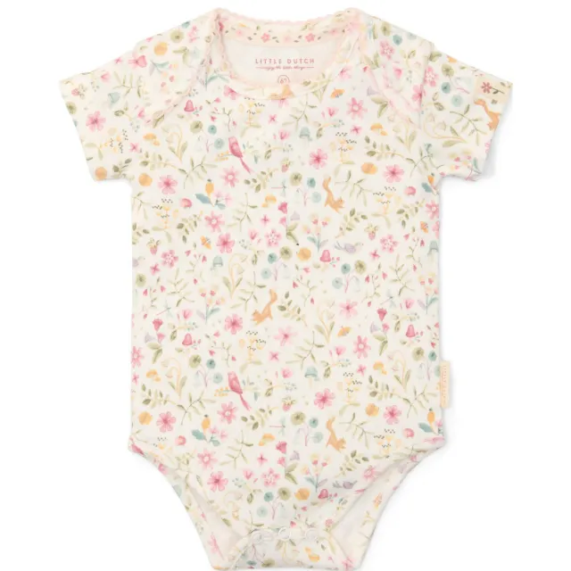 Little Dutch romper Fairy Garden offwhite/roze/groen, foto 2