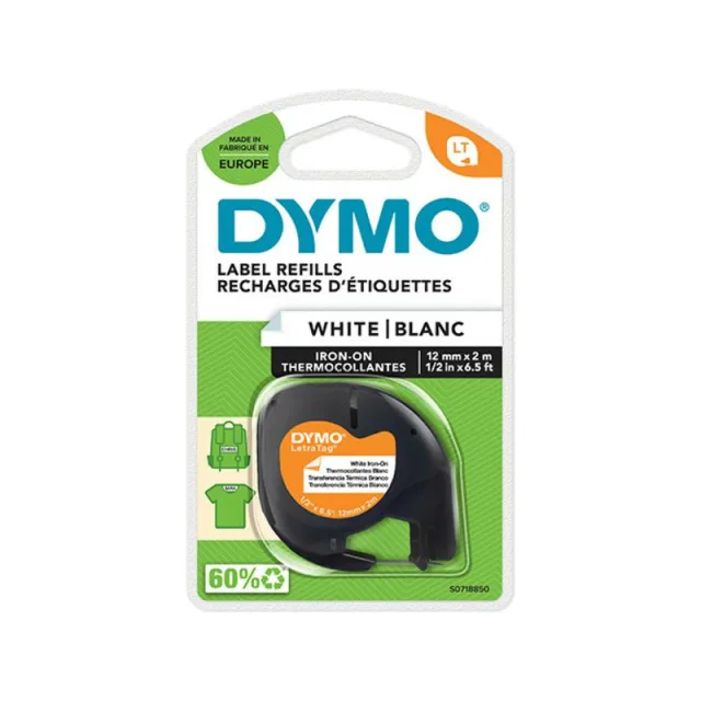 Dymo 18769 (S0718850) Tape Zwart op wit (12 mm), foto 2
