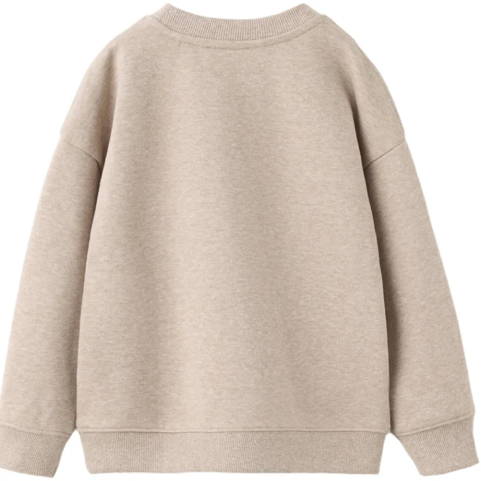 Mango Kids sweater met tekst - lichtbruin, foto 3
