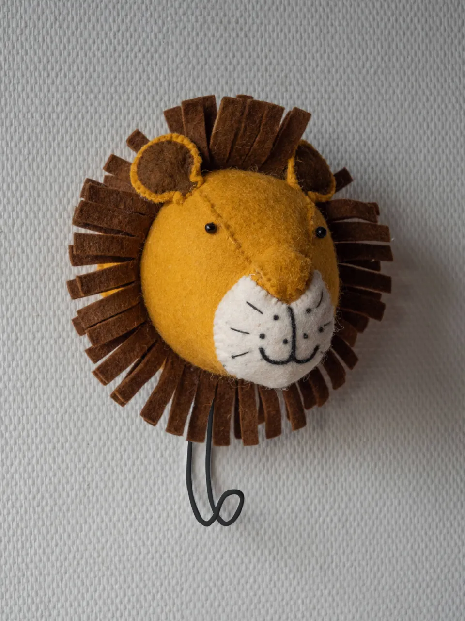 Kidsdepot Leeuw wandhaak bruin/oker, foto 4