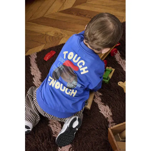 Z8 mini sweater Vinz met backprint blauw, foto 4