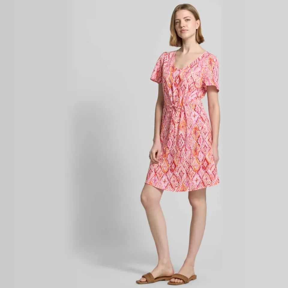 Vero Moda midi jurk roze, foto 3