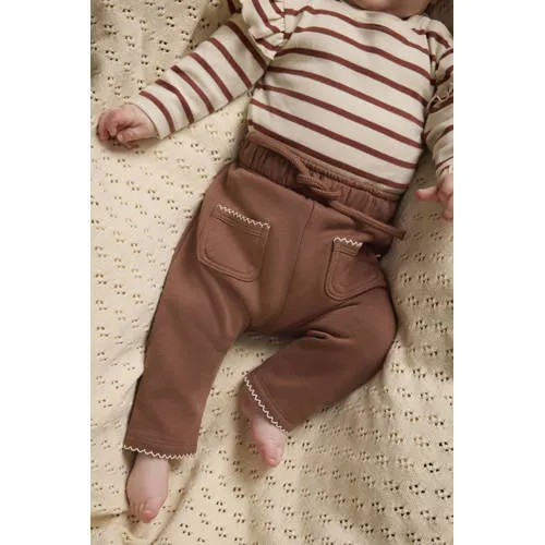 Lil' Atelier joggingbroek bruin, foto 5