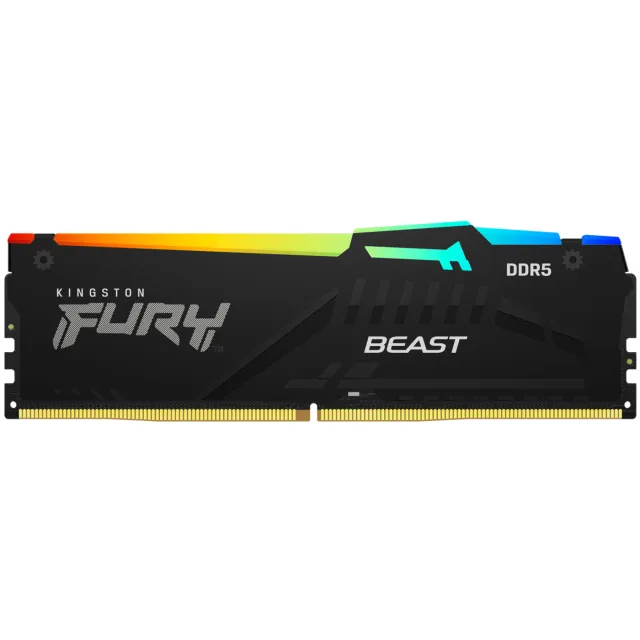 Kingston Fury Beast RGB 32GB DDR5-6000 kit werkgeheugen, foto 2