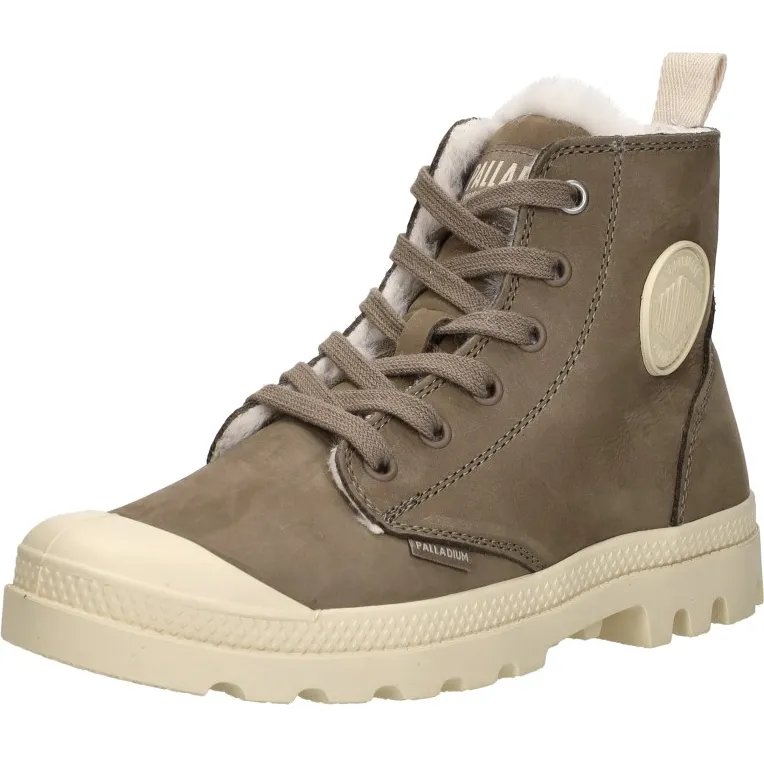 Palladium Pampa Hi Zip enkellaars taupe, foto 3