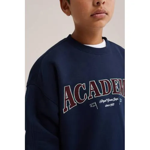 WE Fashion sweater met tekst - donkerblauw, foto 4