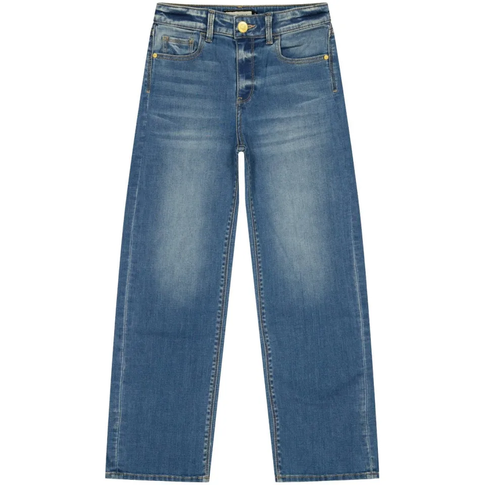 Raizzed Mississippi wide leg jeans - mediumblauw, foto 2