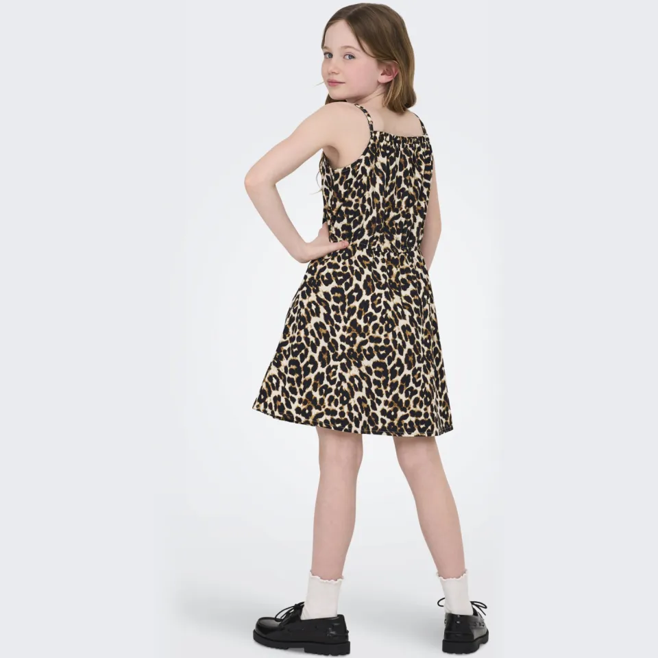 Only zomerjurk ecru dierenprint, foto 4
